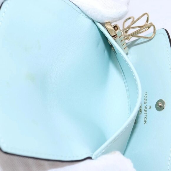 LOUIS VUITTON Mahina Multicles 4 Key Case Blue M83504 LV Auth 129756 - Picture 10 of 16